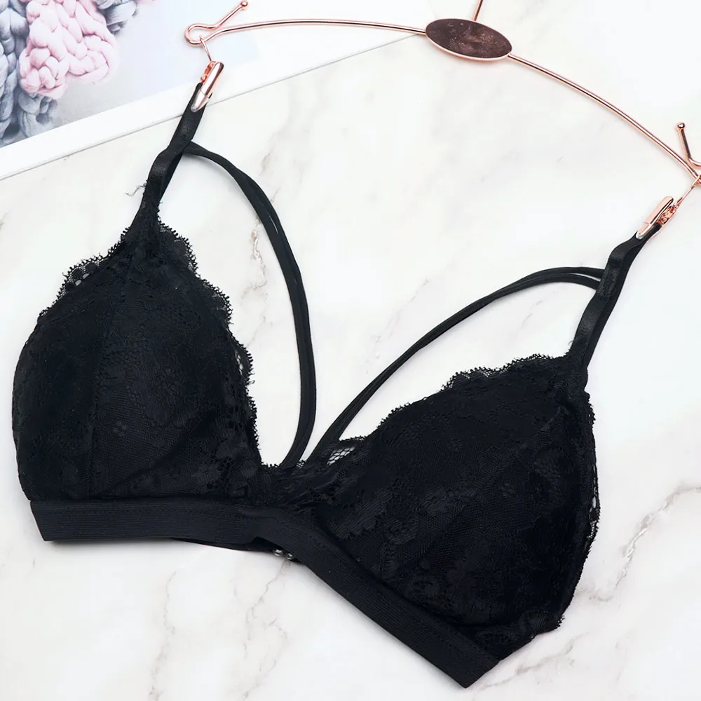 Sexy Bralette Bra French Style Lace Bra Triangle Cup Bustier Crop Top Lingerie Deep V Wireless Underwear Thin Seamless Women Bra
Sexy Bralette Bra French Style Lace Bra Triangle Cup Bustier Crop Top Lingerie Deep V Wireless Underwear Thin Seamless Women Bra