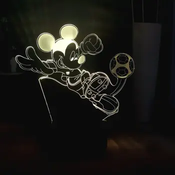 3D Kids Night Lamp Mickey Mouse playing football Dream Master Cartoon USB MiNi Touch colorful LED Baby child Light decoration
3D Kids Night Lamp Mickey Mouse playing football Dream Master Cartoon USB MiNi Touch colorful LED Baby child Light decoration