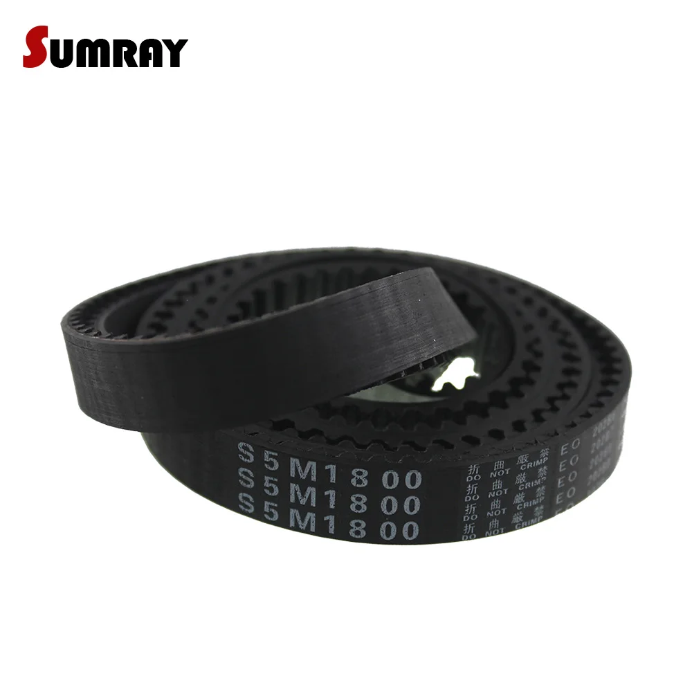 S5M Rubber Belt 5M-1530/1550/1615/1690/1800/1960/2000/2525/2800mm Pitch Length 15/20/25mm Width Timing Belt for Laser Machine
S5M Rubber Belt 5M-1530/1550/1615/1690/1800/1960/2000/2525/2800mm Pitch Length 15/20/25mm Width Timing Belt for Laser Machine
