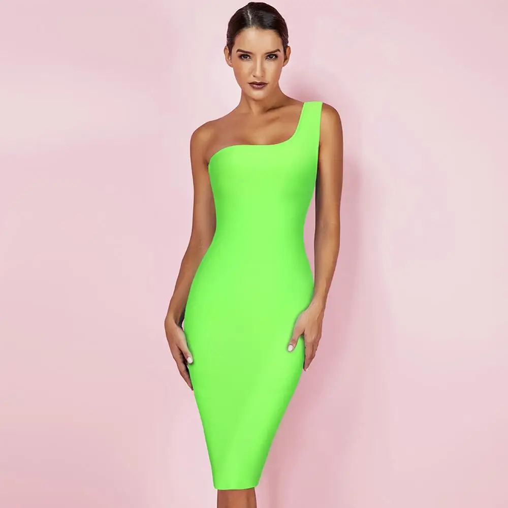 Deer Lady Bandage Dresses 2019 Summer Neon Green One Shoulder Bandage Dress Sexy Bodycon Dress Women Party Club
Deer Lady Bandage Dresses 2019 Summer Neon Green One Shoulder Bandage Dress Sexy Bodycon Dress Women Party Club