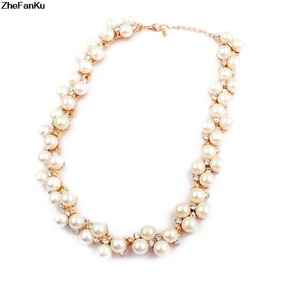 New Imitation Pearl Necklace SALE Gift New Good Quality Inlaid With Imitation Zircon Short Choker
New Imitation Pearl Necklace SALE Gift New Good Quality Inlaid With Imitation Zircon Short Choker
