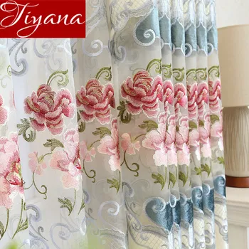 Europe Luxury Curtain for Window Bedroom 3D Floral Design Sheer Fabrics for Living Room Treatment Blinds M&024#30
Europe Luxury Curtain for Window Bedroom 3D Floral Design Sheer Fabrics for Living Room Treatment Blinds M&024#30