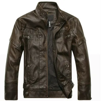 Brown Leather Jacket Men Motorcycle Autumn Winter Fleece Pu Men's Leather Coats Casual Pockets Suede Jackets Male Zipper Fashion
Brown Leather Jacket Men Motorcycle Autumn Winter Fleece Pu Men's Leather Coats Casual Pockets Suede Jackets Male Zipper Fashion