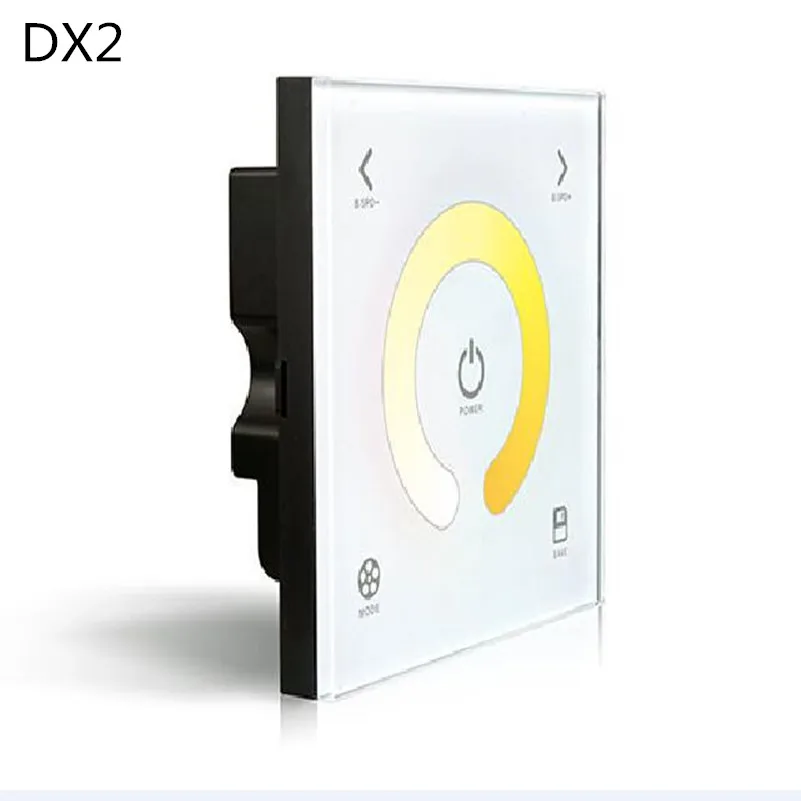DX2 Sync Control Touch Panel Wall Mounted dual Color Temperature Adjustable CCT LED Controller 2.4G RF Wireless DMX512 Signal
DX2 Sync Control Touch Panel Wall Mounted dual Color Temperature Adjustable CCT LED Controller 2.4G RF Wireless DMX512 Signal