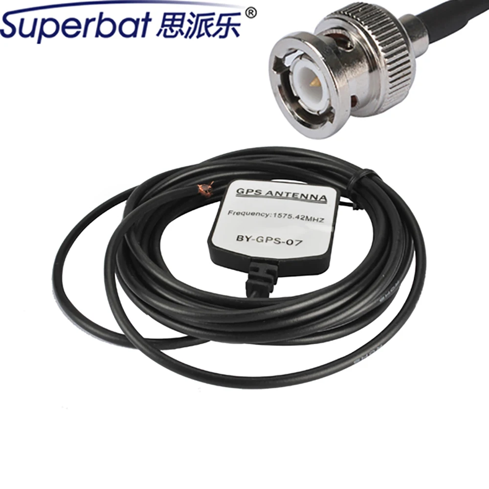 Superbat 1575.42MHz Mini GPS Active Antenna Aerial Signal Booster BNC Male Connector 3M for Car Navigation System Automobile GPS
Superbat 1575.42MHz Mini GPS Active Antenna Aerial Signal Booster BNC Male Connector 3M for Car Navigation System Automobile GPS