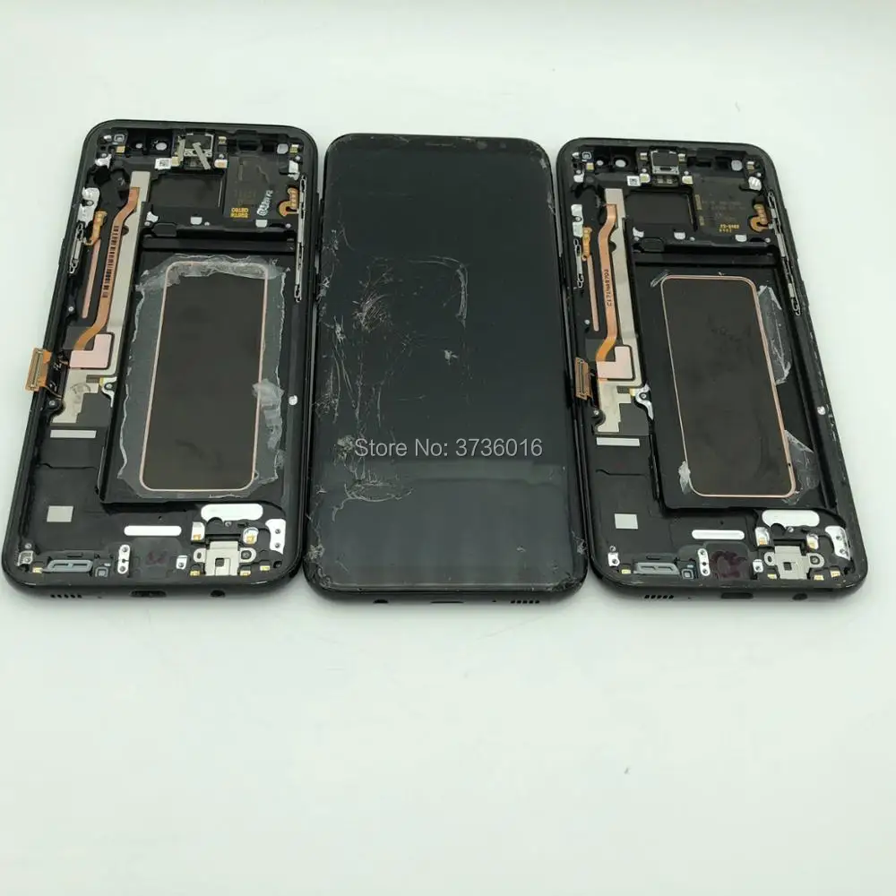 Broken LCD Display For Samsung Galaxy S8 plus G955 mobile phone practice how to do repair Lcds glass and separate middle frame
Broken LCD Display For Samsung Galaxy S8 plus G955 mobile phone practice how to do repair Lcds glass and separate middle frame
