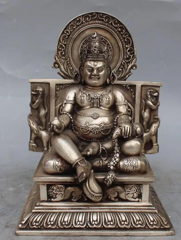 wang6710982++10" Chinese Silver Wealth God Yellow Jambhala Buddha Lion Monkey elephant Statue
wang6710982++10" Chinese Silver Wealth God Yellow Jambhala Buddha Lion Monkey elephant Statue