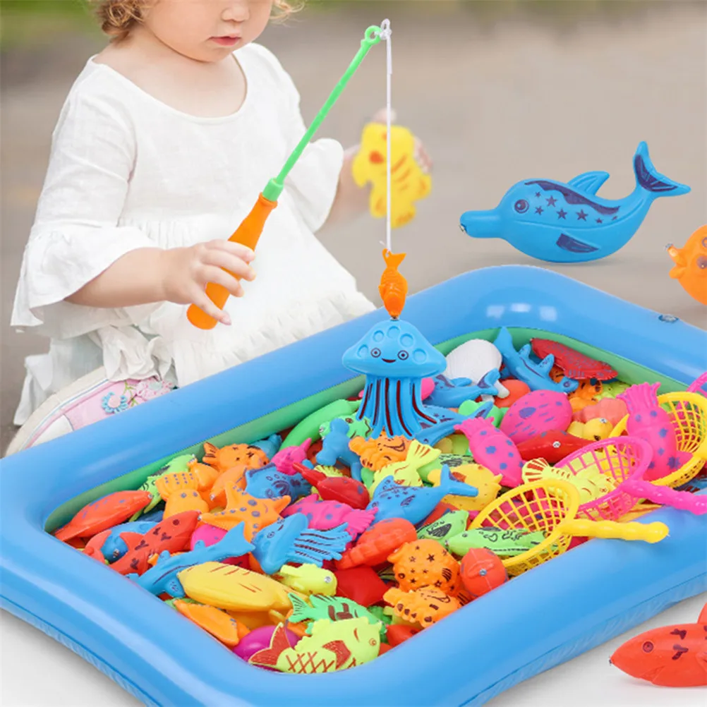 18pcs/set Children Boy Girl Magnetic Rod Net Fishing Toys Suit Fishing Games Outdoor Toys Gift for Parent-kids
18pcs/set Children Boy Girl Magnetic Rod Net Fishing Toys Suit Fishing Games Outdoor Toys Gift for Parent-kids
