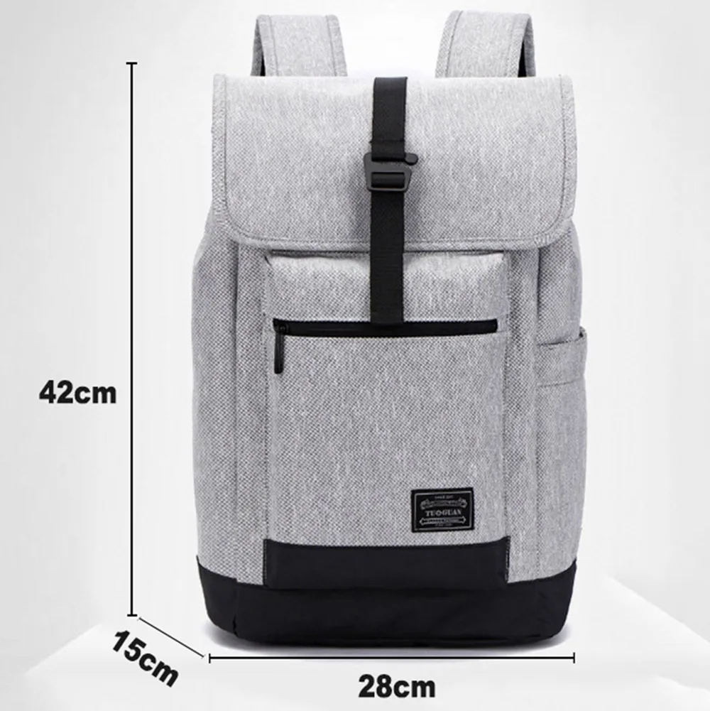 Рюкзак HeloFrn для мужчин и женщин вместительный холщовый рюкзак ноутбука
