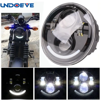 Undoeve LED RoundUndoeve Headlight 5.75" Projector Angle smile Headlamp Bulb Halo High/Low Beam for Motorcycles
Undoeve LED RoundUndoeve Headlight 5.75" Projector Angle smile Headlamp Bulb Halo High/Low Beam for Motorcycles