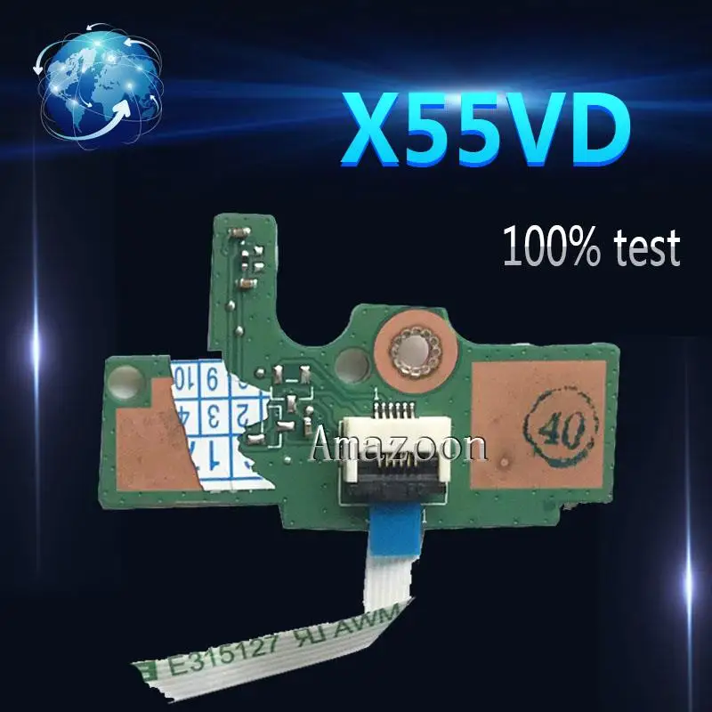 Amazoon Original FOR ASUS X55C X55VD Power Button Switch button BOARD With Cable 60-N50PS1000 100% Tested Fast Ship
Amazoon Original FOR ASUS X55C X55VD Power Button Switch button BOARD With Cable 60-N50PS1000 100% Tested Fast Ship