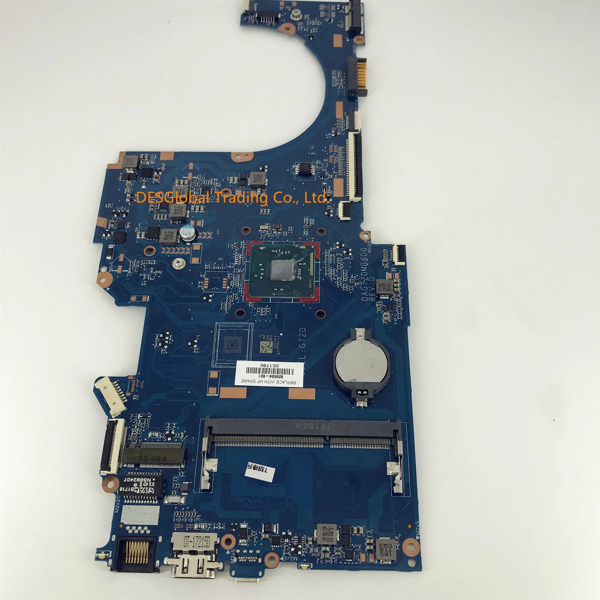 G72D DAG72DMB6D0 Laptop Motherboard For HP Laptop 14-BP 14-bp038TX Mainboard N3710 SR2KL 929564-601 929564-001 100% Test
G72D DAG72DMB6D0 Laptop Motherboard For HP Laptop 14-BP 14-bp038TX Mainboard N3710 SR2KL 929564-601 929564-001 100% Test