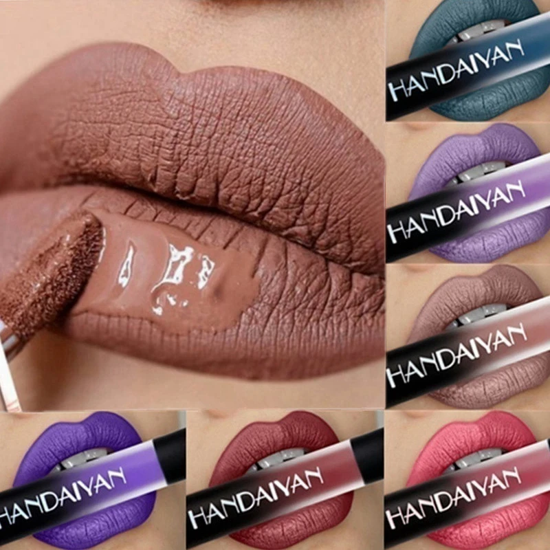 12 Color Matte Lipstick Waterproof Long Lasting Lip Gloss Red Pink Purple Green Blue Nude Lip Stick Make Up Liquid Lipstick#
12 Color Matte Lipstick Waterproof Long Lasting Lip Gloss Red Pink Purple Green Blue Nude Lip Stick Make Up Liquid Lipstick#