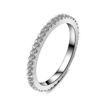 Brand Gold 0.55CT Band Eternity Band Ring Fully Embed Genuine 14K White Gold Wedding Infinity Band Ring Real 14K Gold
Brand Gold 0.55CT Band Eternity Band Ring Fully Embed Genuine 14K White Gold Wedding Infinity Band Ring Real 14K Gold