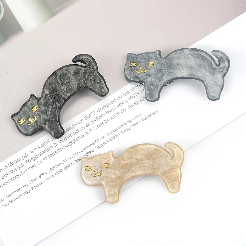 Japan and Korea Lovely Women Hairpin With Acetate Cat Fresh and Temperate Contracted Hair Clip Hair Accessories
Japan and Korea Lovely Women Hairpin With Acetate Cat Fresh and Temperate Contracted Hair Clip Hair Accessories