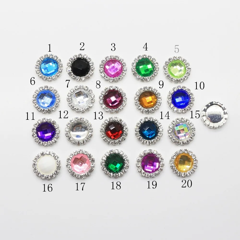 YWXINXI Hot Sale 10Pcs/Lot 16mm Diy Rhinestones Jewelry Accessories For Hand Made New Fashion Shiny Cabochon Setting Supplies
YWXINXI Hot Sale 10Pcs/Lot 16mm Diy Rhinestones Jewelry Accessories For Hand Made New Fashion Shiny Cabochon Setting Supplies