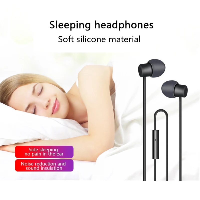 New sleep earphone in-ear remote control mobile phone computer universal headset with call subwoofer noise reduction earplugs
New sleep earphone in-ear remote control mobile phone computer universal headset with call subwoofer noise reduction earplugs