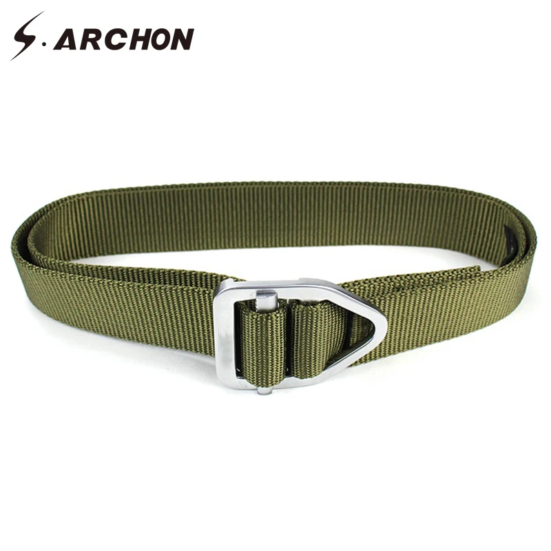 S.ARCHON Bullet Alloy Buckle Quick Dry Nylon Tactical Belts Men Heavy Duty Army Combat Waist Belt Military Belt For Casual Pants
S.ARCHON Bullet Alloy Buckle Quick Dry Nylon Tactical Belts Men Heavy Duty Army Combat Waist Belt Military Belt For Casual Pants