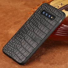 Роскошный чехол из натуральной крокодиловой кожи для Samsung Galaxy s10 9
