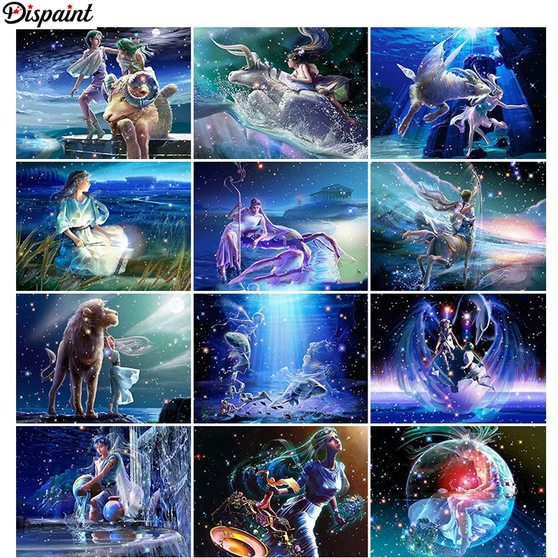 Dispaint Full Square/Round Drill 5D DIY Diamond Painting "12 constellations" 3D Embroidery Cross Stitch 3D Home Decor Gift
Dispaint Full Square/Round Drill 5D DIY Diamond Painting "12 constellations" 3D Embroidery Cross Stitch 3D Home Decor Gift