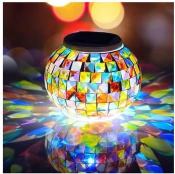 LumiParty LED Mosaic Glass Ball Lamp Solar Powered Color Changing Solar Table Lamp Waterproof Solar Light for Outdoor Decoration
LumiParty LED Mosaic Glass Ball Lamp Solar Powered Color Changing Solar Table Lamp Waterproof Solar Light for Outdoor Decoration