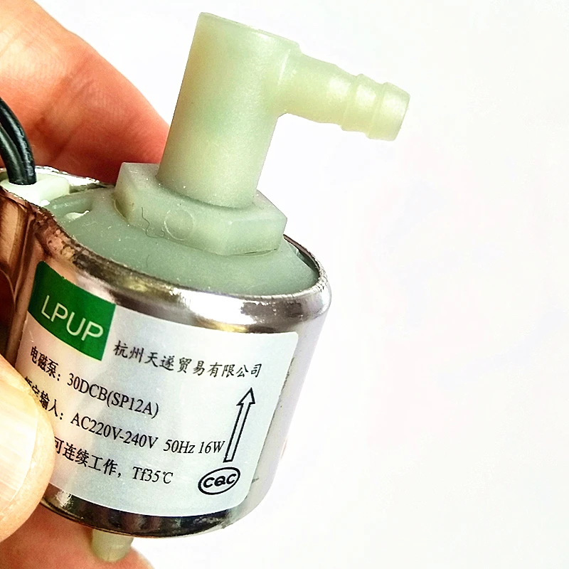 High voltage solenoid pump Model 30DCB (SP12A) Voltage AC220V-240V-50Hz Power 16W
High voltage solenoid pump Model 30DCB (SP12A) Voltage AC220V-240V-50Hz Power 16W
