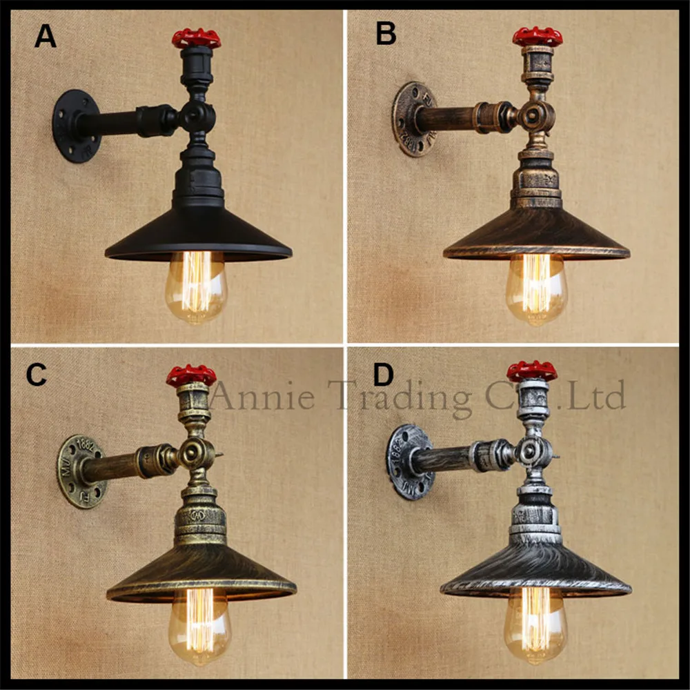 American Europe industry retro restaurant home Edison water pipe wall lamp sconce Rustic Antique wall lighting fixture luminaria American Europe industry retro restaurant home Edison water pipe wall lamp sconce Rustic Antique wall lighting fixture luminaria<br><br>Aliexpress