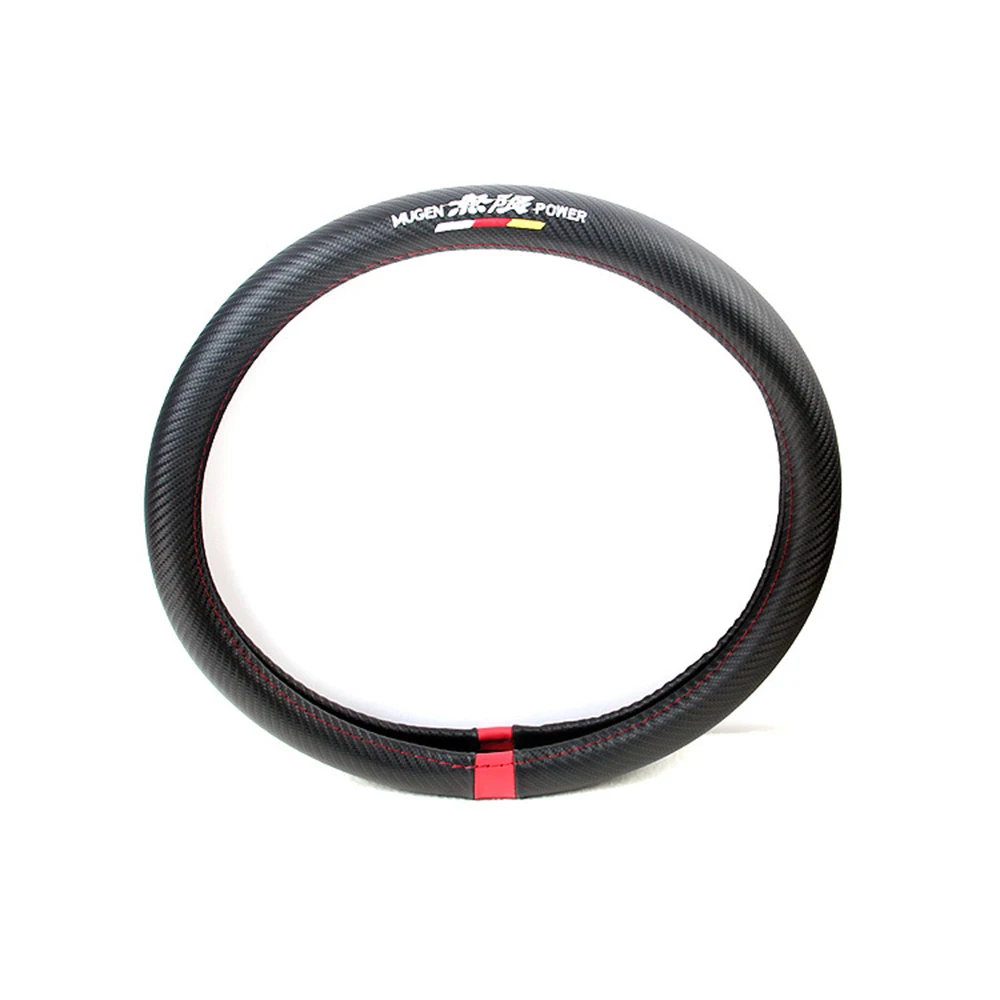 Steering Wheel Cover Car-Styling MUGEN POWER Carbon Fiber Leather PU For Honda Fit civic spirior city crv accord
Steering Wheel Cover Car-Styling MUGEN POWER Carbon Fiber Leather PU For Honda Fit civic spirior city crv accord