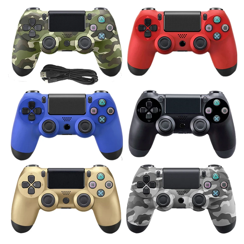 

Wired Gamepads for Sony PS4 Joystick PS3 Controllers Windows PC Joystick Wired ps4 With USB Cable Wired PC+Metal New Gamepad