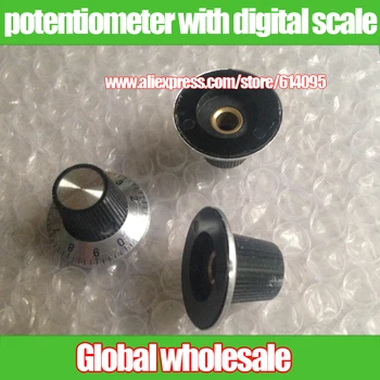 20pcs potentiometer knob with scale / potentiometer with digital scale C1 hat (copper) 4mm 6mm 6.3
20pcs potentiometer knob with scale / potentiometer with digital scale C1 hat (copper) 4mm 6mm 6.3