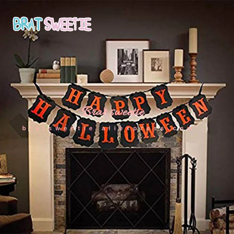 Happy Halloween Party Decorations Pumpkin Happy Halloween Banner Garland Door Garden Photo Props Hanging Party Supplies
Happy Halloween Party Decorations Pumpkin Happy Halloween Banner Garland Door Garden Photo Props Hanging Party Supplies