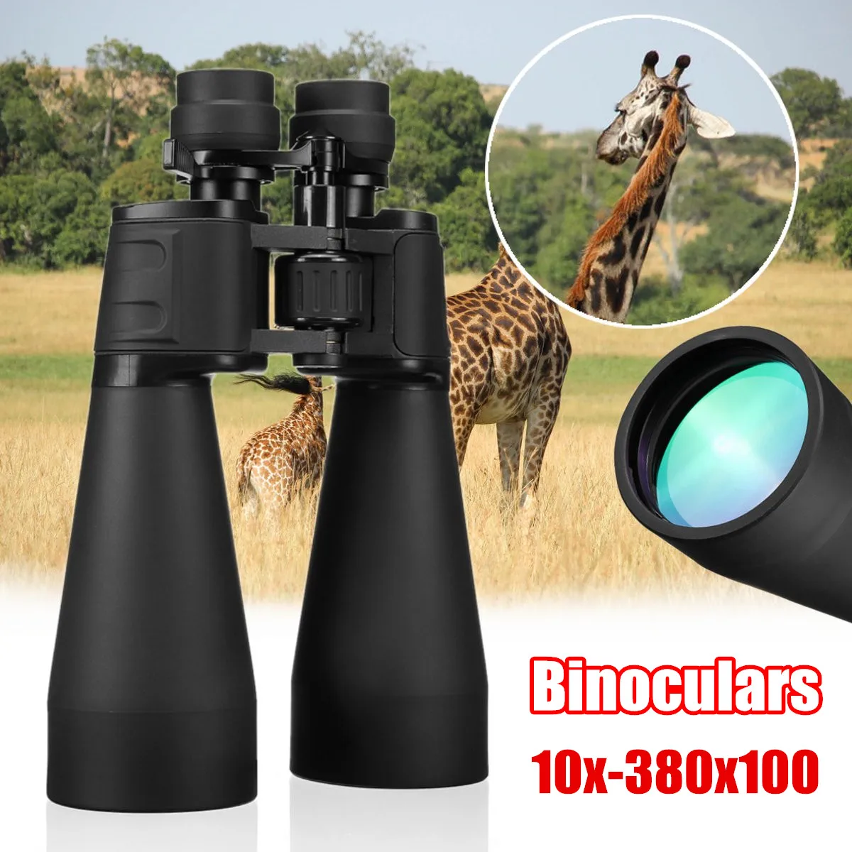 10-380x100 Waterproof High Magnification Long Range Zoom Hunting Telescope Wide Angle Professional Binoculars High Definition
10-380x100 Waterproof High Magnification Long Range Zoom Hunting Telescope Wide Angle Professional Binoculars High Definition