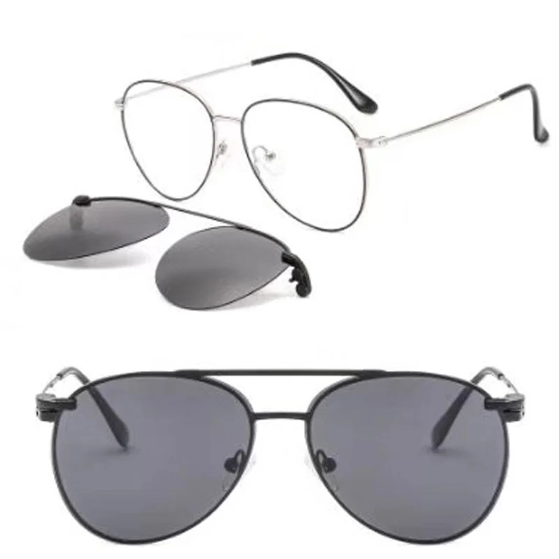 metal clip on aviation sunglasses small size optical glasses frame with megnatic removable polarized sun glasses lenses 33053
metal clip on aviation sunglasses small size optical glasses frame with megnatic removable polarized sun glasses lenses 33053