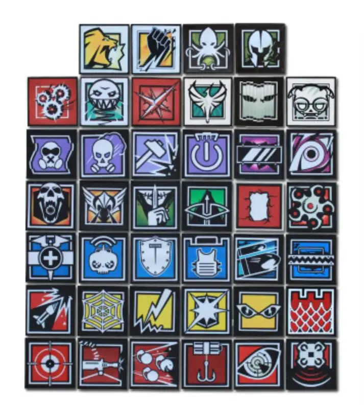 40pcs Rainbow Six Siege Patch Embroidery Tactical Rainbow Six Badge Printed Combat Armband Brassard 6.5*6.5cm Wholesale 
40pcs Rainbow Six Siege Patch Embroidery Tactical Rainbow Six Badge Printed Combat Armband Brassard 6.5*6.5cm Wholesale