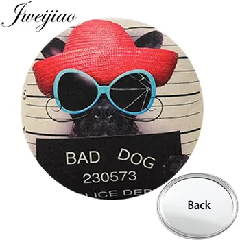 JWEIJIAO BAD DOG Criminal One Side Flat Mini Pocket Mirror Compact Portable Makeup Vanity Hand Travel Purse Mirror
JWEIJIAO BAD DOG Criminal One Side Flat Mini Pocket Mirror Compact Portable Makeup Vanity Hand Travel Purse Mirror