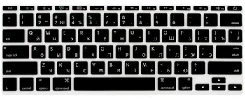 Black Keyboard Cover Skin For Apple MacBook Air 11.6 inch Russian US Enter Silicone Air 11 Keyboard Sticker A1370 A1465
Black Keyboard Cover Skin For Apple MacBook Air 11.6 inch Russian US Enter Silicone Air 11 Keyboard Sticker A1370 A1465