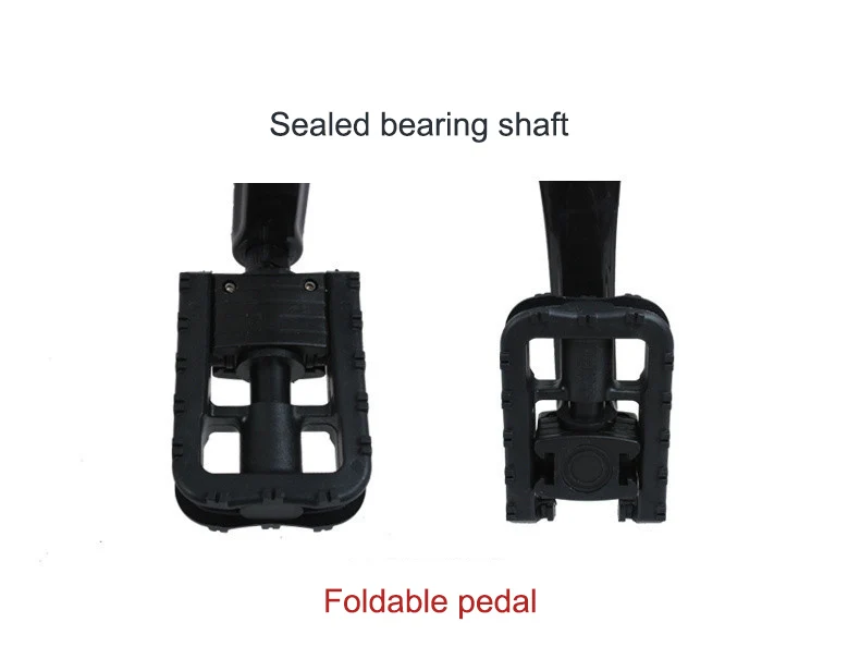 Folding Mountain Bicycle 21/24/27 Speeds 26/24 Inch Front and Rear Mechanical Disc Brakes Double for Adult Students