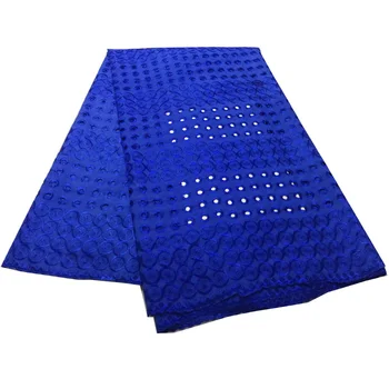 Free shipping (5yards/pc) elegant African cotton lace fabric royal blue Swiss voile lace fabric for making dress CLS195
Free shipping (5yards/pc) elegant African cotton lace fabric royal blue Swiss voile lace fabric for making dress CLS195