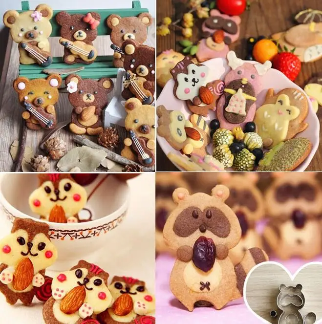 cake tool dog guitar forest animal cookie cutter squirrel raccoon cow Stainless Steel cookie cutter Cake Fondant Decorating Mold
cake tool dog guitar forest animal cookie cutter squirrel raccoon cow Stainless Steel cookie cutter Cake Fondant Decorating Mold