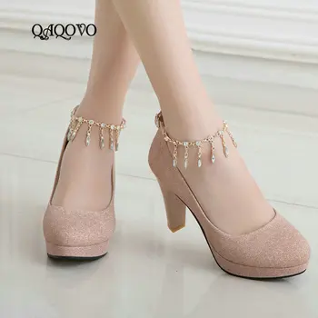 Women Sequined Mary Jane Pumps Platform Shoes Crystal High Heels Buckle Spring Autumn Party Ladies Shoes Gold Silver Pink
Women Sequined Mary Jane Pumps Platform Shoes Crystal High Heels Buckle Spring Autumn Party Ladies Shoes Gold Silver Pink
