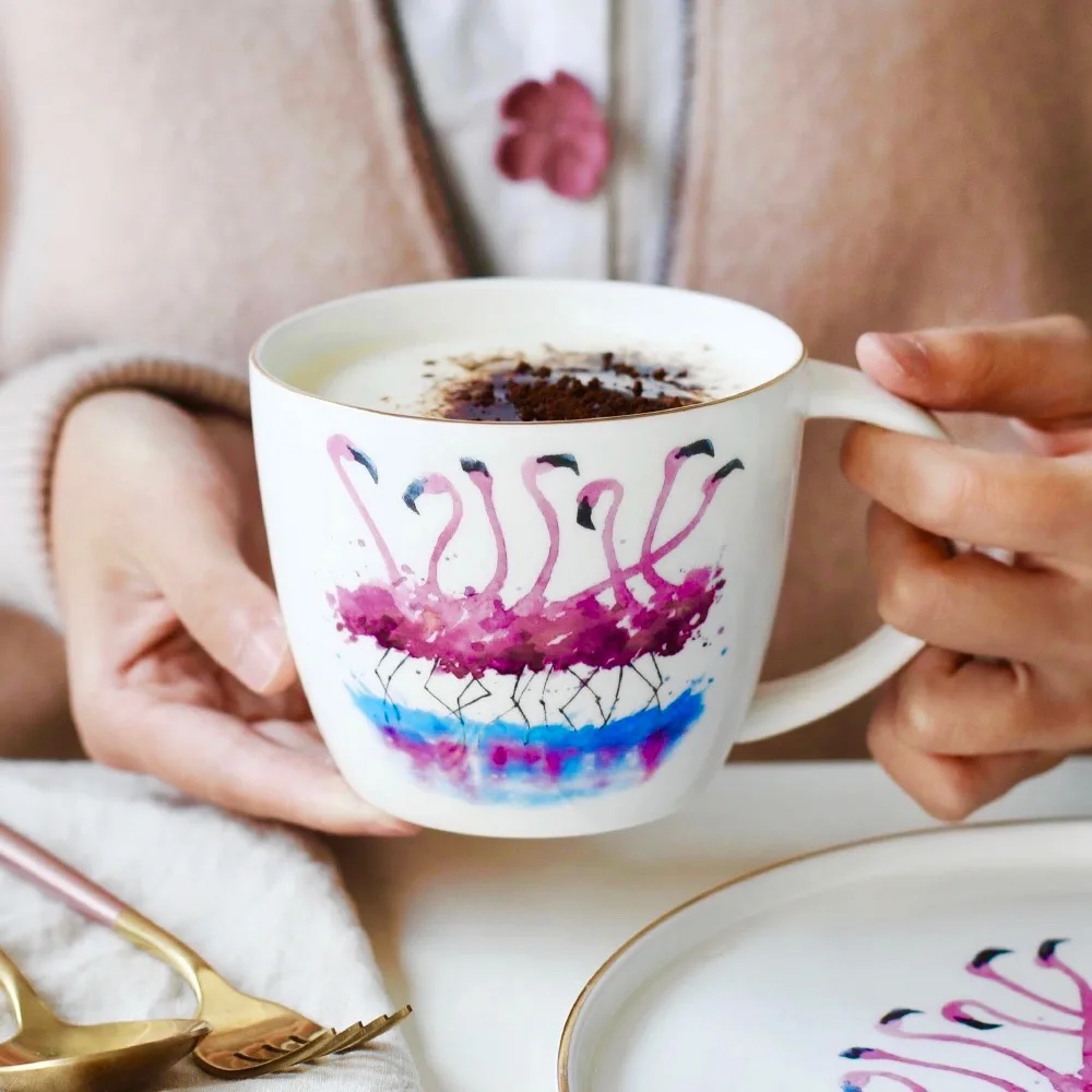 New arrival!New bone Ceramic Pink flamingo Mug Coffee Mug Ceramic Milk Mug Office Meeting Tea Mug
New arrival!New bone Ceramic Pink flamingo Mug Coffee Mug Ceramic Milk Mug Office Meeting Tea Mug