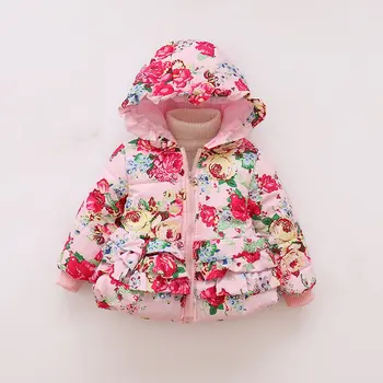 Winter Girls Hooded Jacket Printed Flowers Zipper Winter Coat For Girls Kids Padded Jacket Casual Children's Outerwear
Winter Girls Hooded Jacket Printed Flowers Zipper Winter Coat For Girls Kids Padded Jacket Casual Children's Outerwear