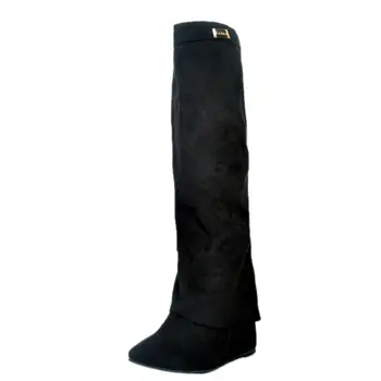 Flat Heels Round Toe Knee Boots For Women 2017 Black Faux Suede Women Shoes Winter Plus Size 12 Heels Womens Booties Female
Flat Heels Round Toe Knee Boots For Women 2017 Black Faux Suede Women Shoes Winter Plus Size 12 Heels Womens Booties Female