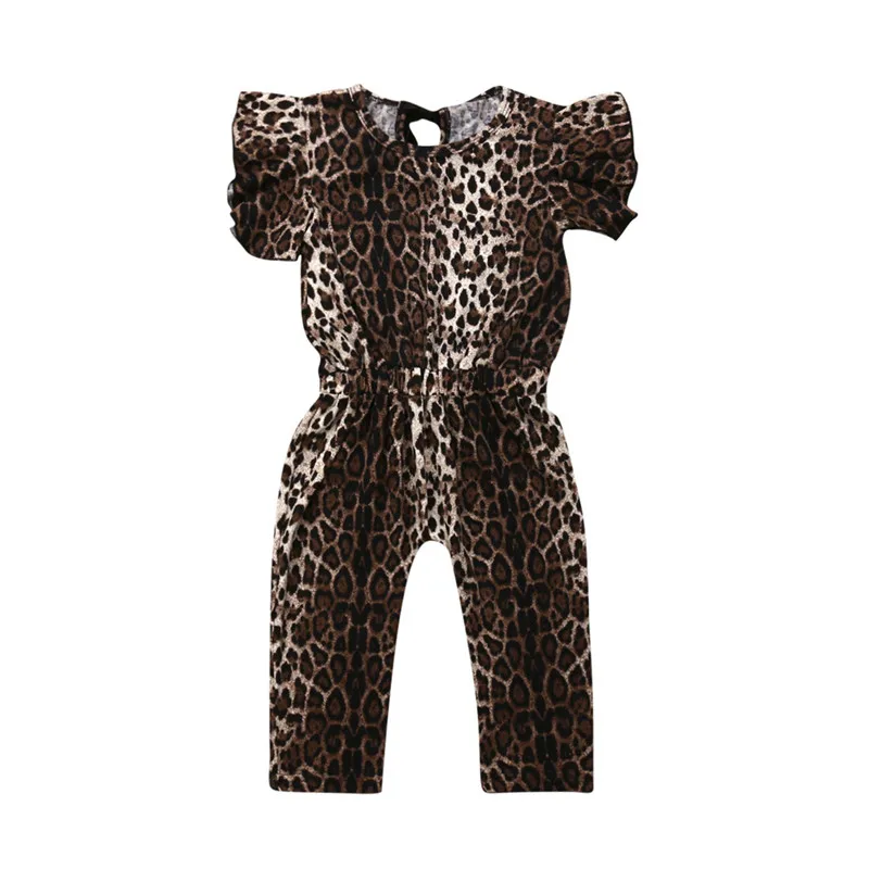 Kids Baby Girls Leopard print Romper Summer Fashion Flying Sleeve O-Neck Jumpsuit Child Girl Cotton Elastic Wasit Sunsuits 1-5Y
Kids Baby Girls Leopard print Romper Summer Fashion Flying Sleeve O-Neck Jumpsuit Child Girl Cotton Elastic Wasit Sunsuits 1-5Y