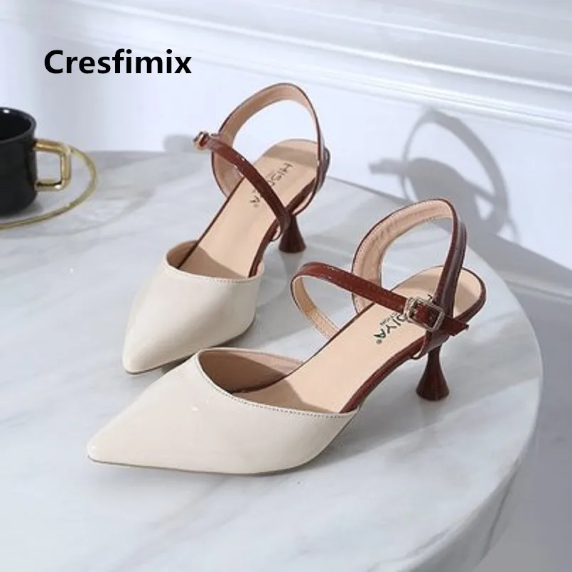 Women Fashion High Quality Pointed Toe Spring High Heel Shoes Lady Casual Summer Beige High Heels Femmes Hauts Talons E3405
Women Fashion High Quality Pointed Toe Spring High Heel Shoes Lady Casual Summer Beige High Heels Femmes Hauts Talons E3405