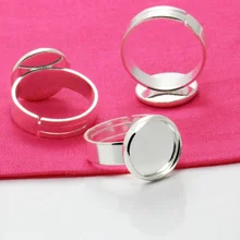10pcs 12mm Silver-Plated Ring Setting/Blank Base Tray for Glass Cabochons/Domes DIY Jewelry Accessories
10pcs 12mm Silver-Plated Ring Setting/Blank Base Tray for Glass Cabochons/Domes DIY Jewelry Accessories