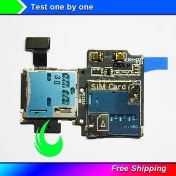 

10pcs/Lot Original For Samsung Galaxy S4 i9500 i9505 i337 M919 SIM Card Memory SD+Card Tray Reader Holder Socket Flex Cable