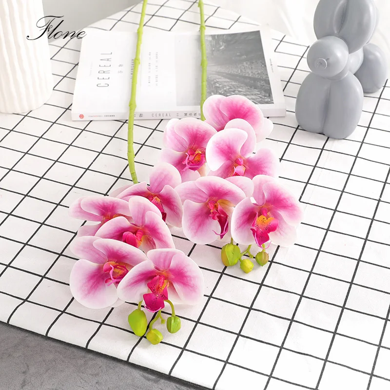 Flone Artificial Silk Fake Flowers 70cm Artificial Butterfly Orchid Flowers Branch Wedding Living room Home Warm Decoration
Flone Artificial Silk Fake Flowers 70cm Artificial Butterfly Orchid Flowers Branch Wedding Living room Home Warm Decoration