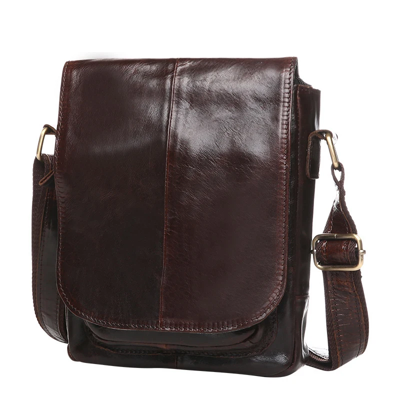 Fashion Brief Men Soft Genuine Leather Business Messenger Bag Party Cow Leather Solid Color Cover Small Shoulder Bag Friend Gift
Fashion Brief Men Soft Genuine Leather Business Messenger Bag Party Cow Leather Solid Color Cover Small Shoulder Bag Friend Gift