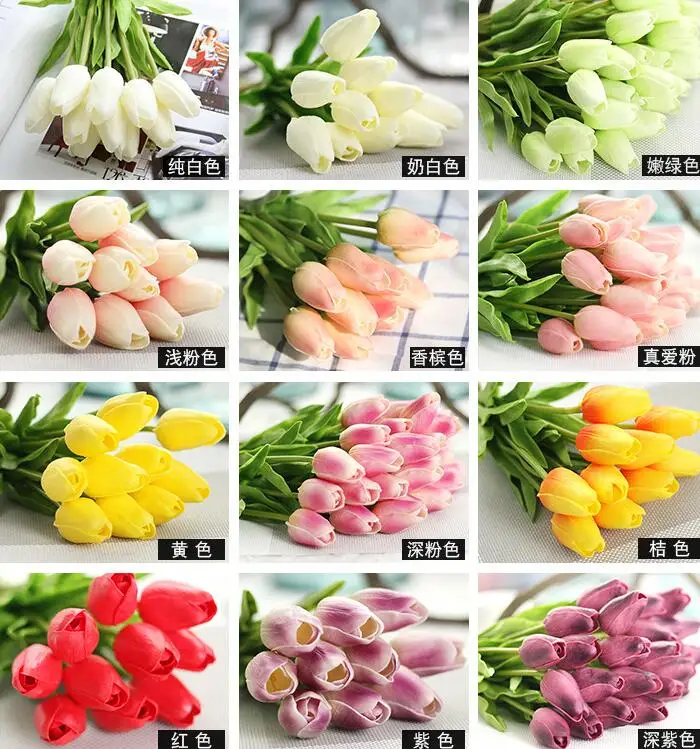 5 Pieces Tulip Artificial Flower Real Touch Christmas Wedding New Year Bouquet Home Decor Decorating Flowers Bridal Bouquet
5 Pieces Tulip Artificial Flower Real Touch Christmas Wedding New Year Bouquet Home Decor Decorating Flowers Bridal Bouquet